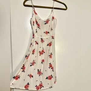 Divided H&M White Floral Sundress
